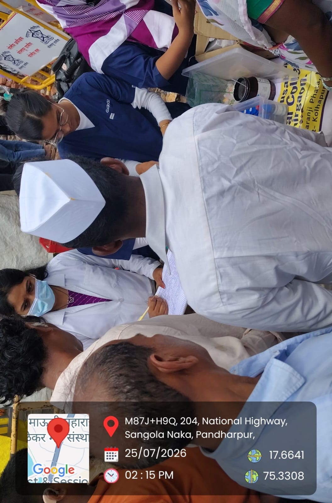 Health Check-up Camp at Pandharpur 